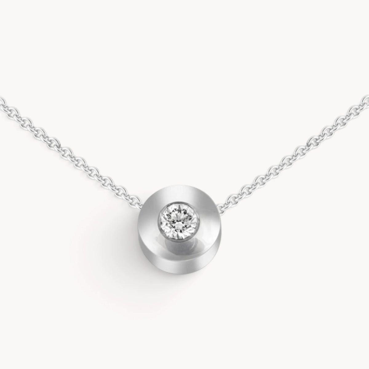 Anhänger in 585er Gold mit Diamant