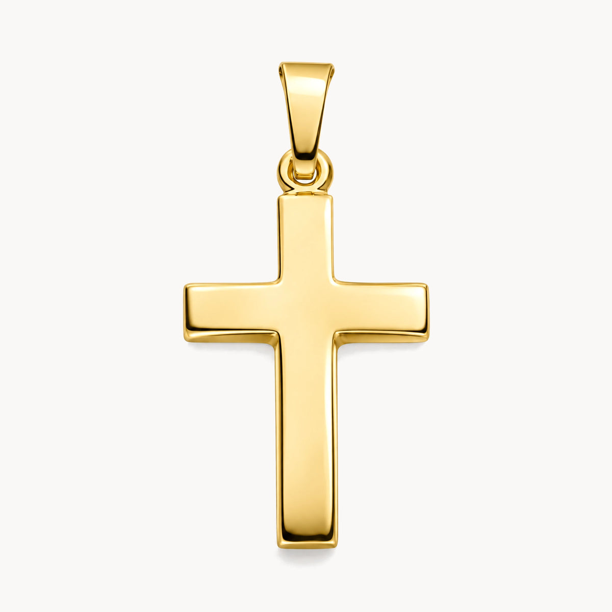 Kreuzanhänger in 333 Gelbgold, 18 x 12 mm