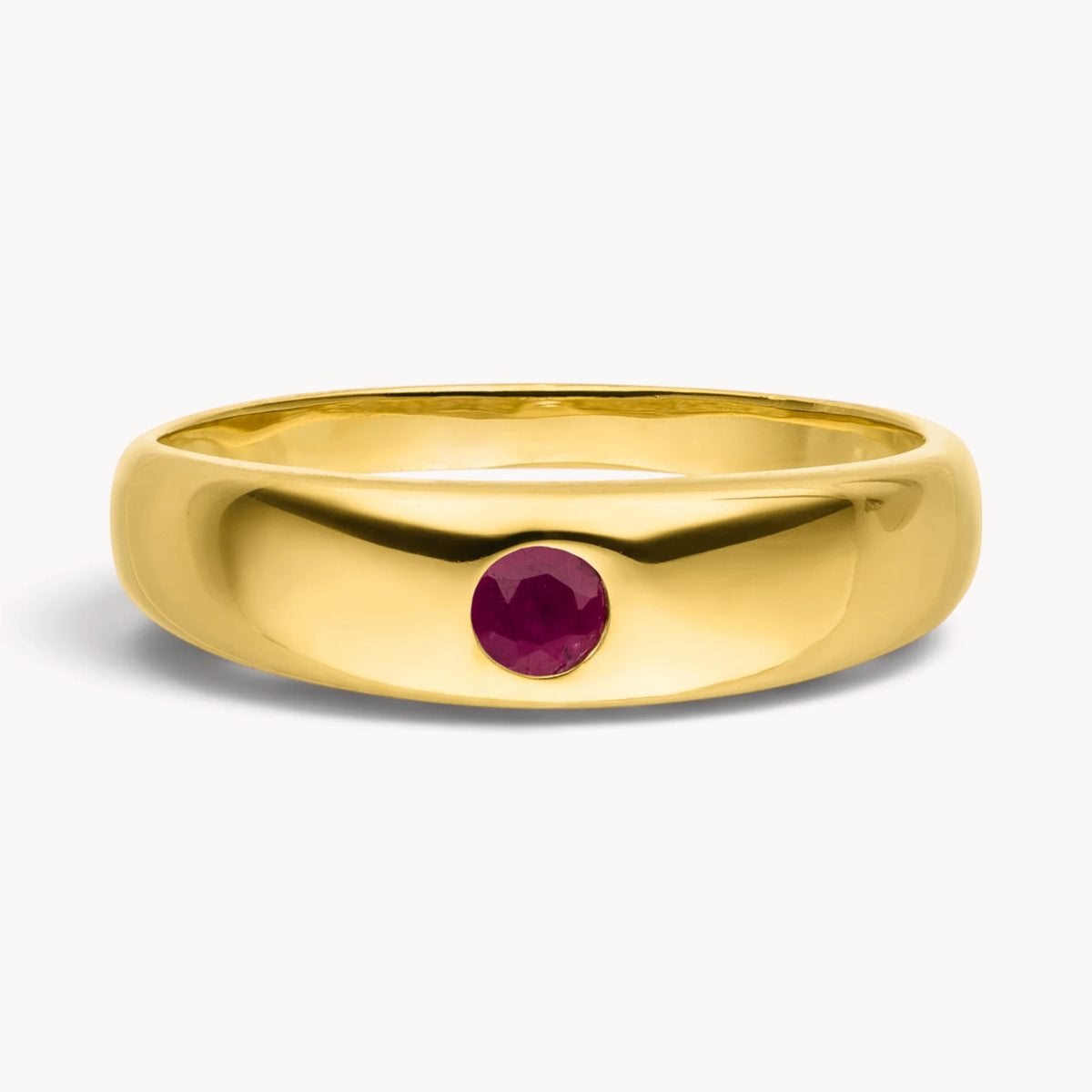 Taufring in Gold & Silber mit Farbsteinen & Diamant