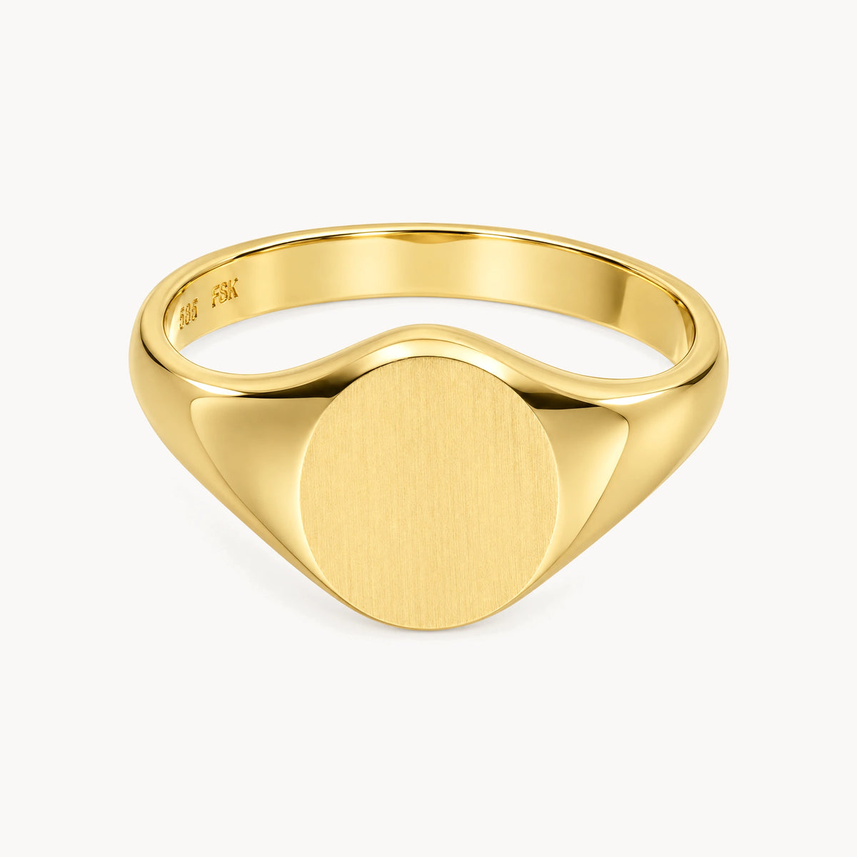 Herrenring in 585er Gelbgold