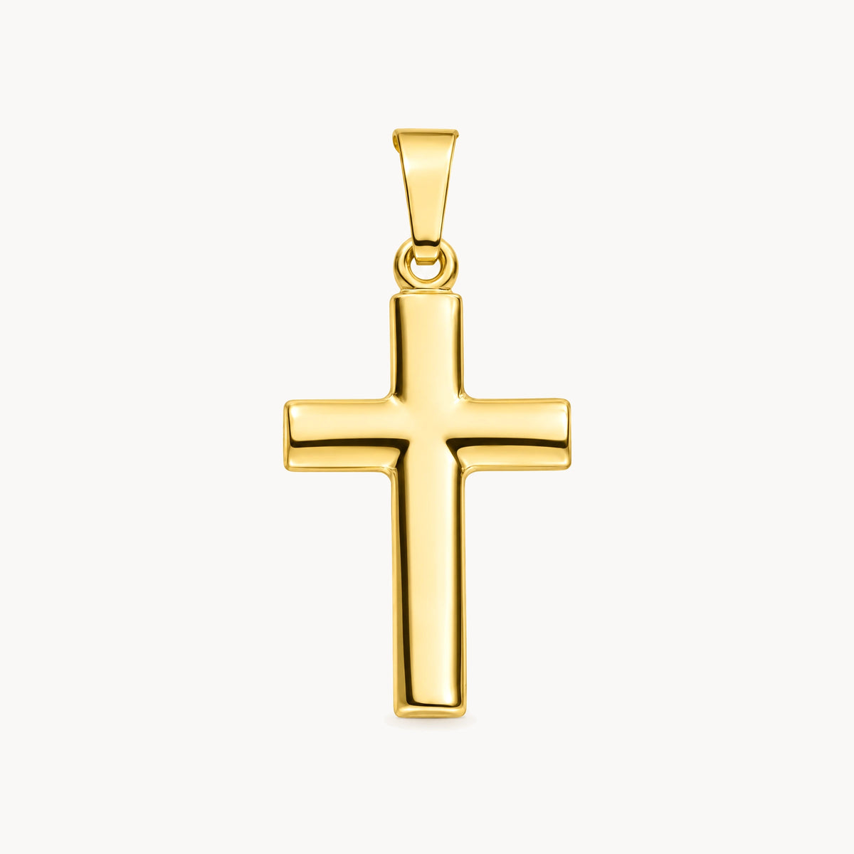 Kreuzanhänger in 333er Gelbgold