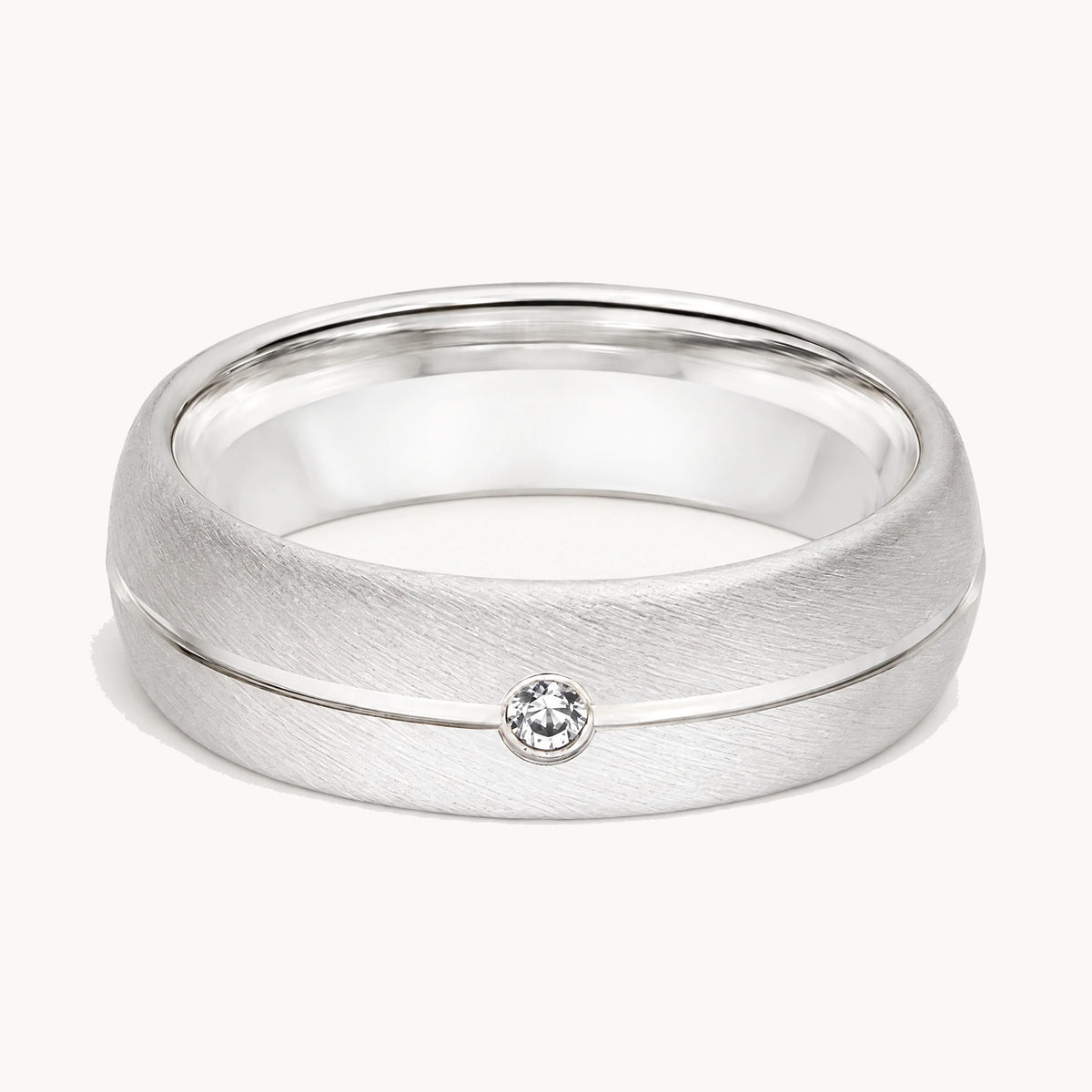 Freundschaftsring in 925er Silber mit Zirkonia