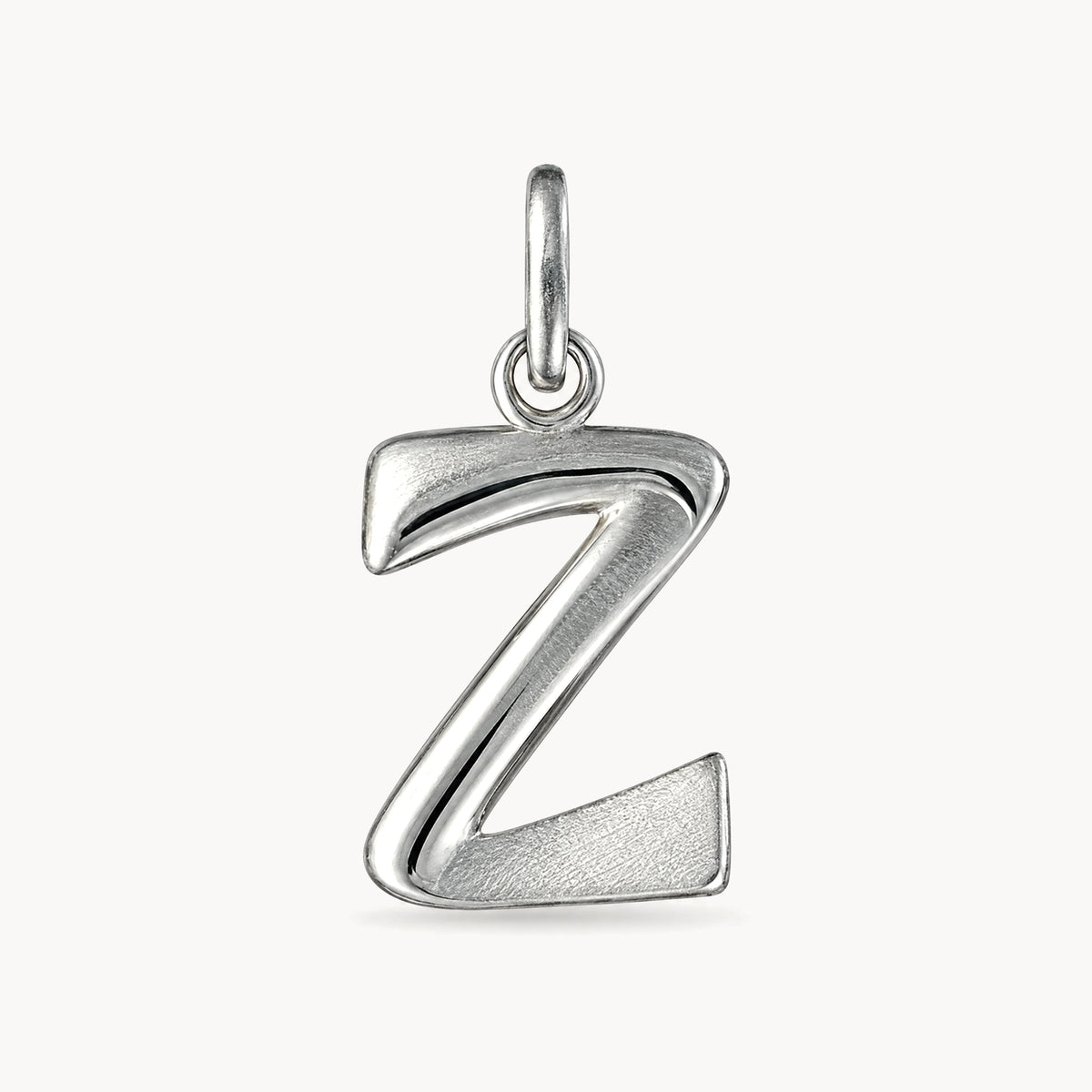 Buchstabenanhänger in 925er Silber – Buchstabe Z