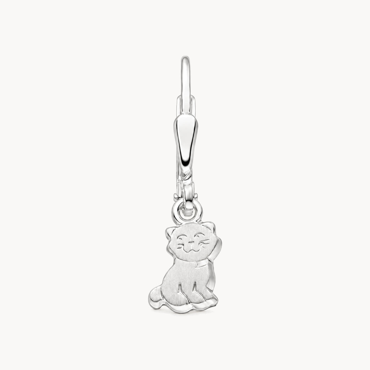 Ohrhänger „Katze“ in 925er Silber