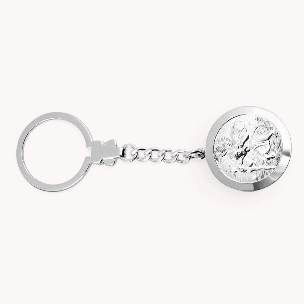 Schlüsselkette in Alpacca & Silber