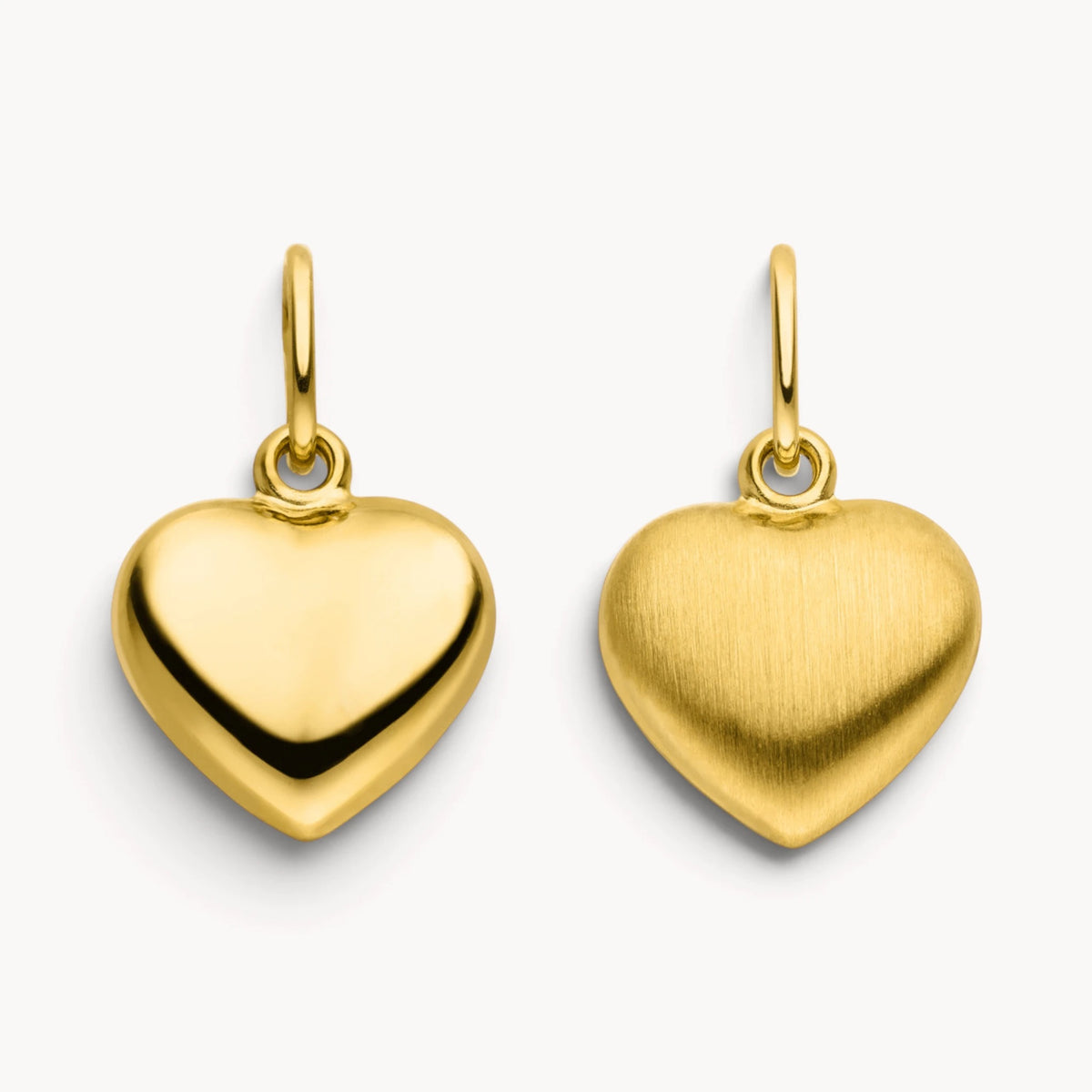Herzanhänger in Gold & Silber