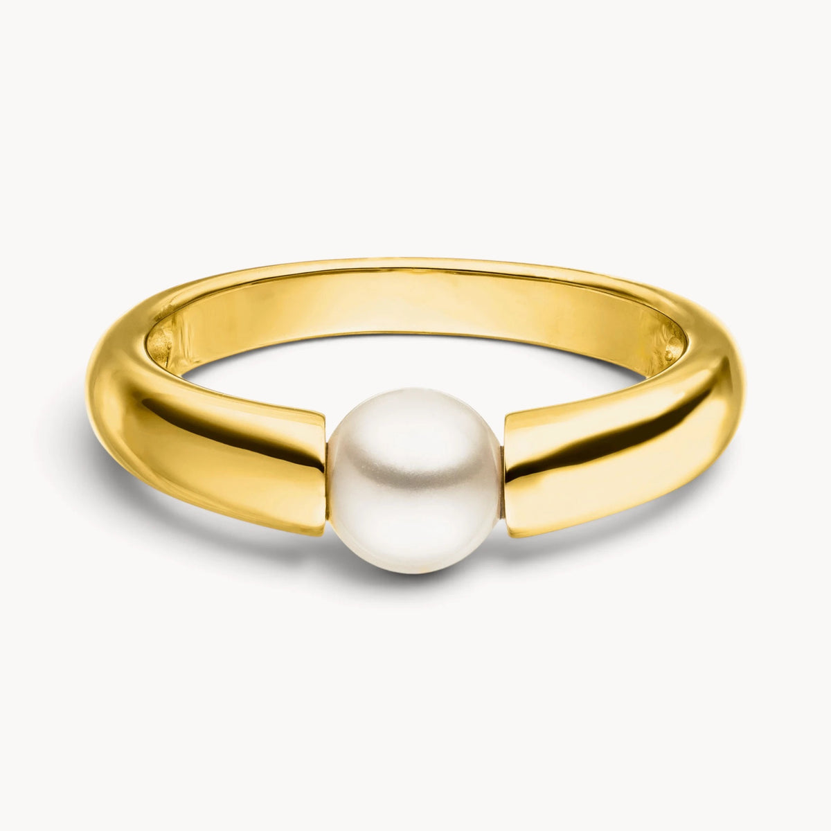 Ring in 585er Gold mit Zuchtperle