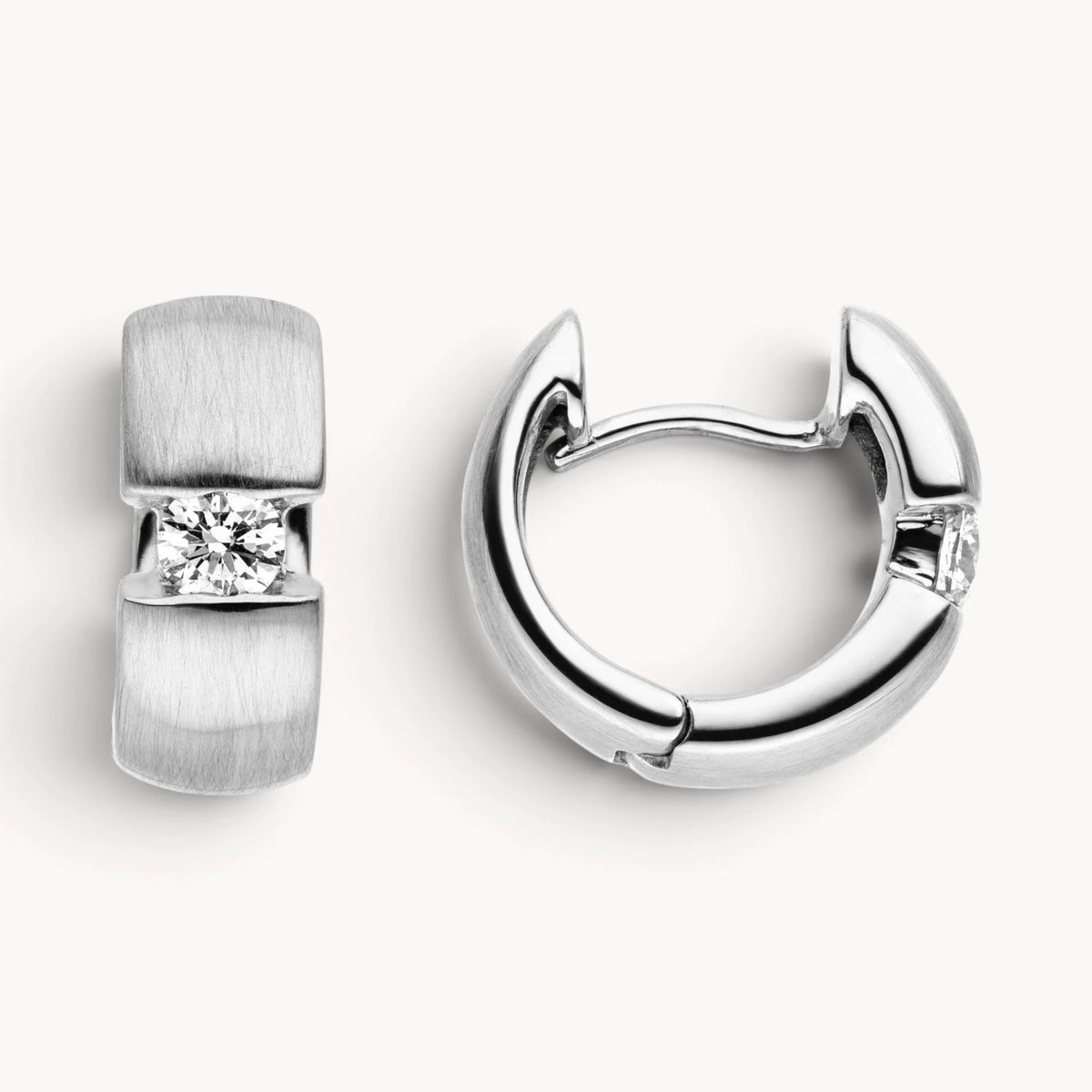 Creole in 585er Gold mit Diamant