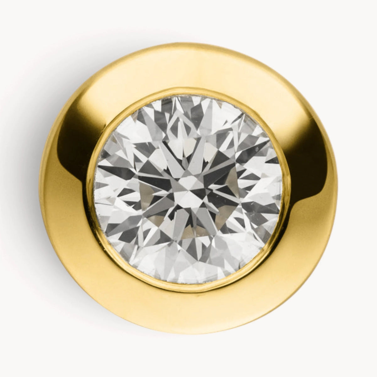 Anhänger in 585er Gold mit Diamant