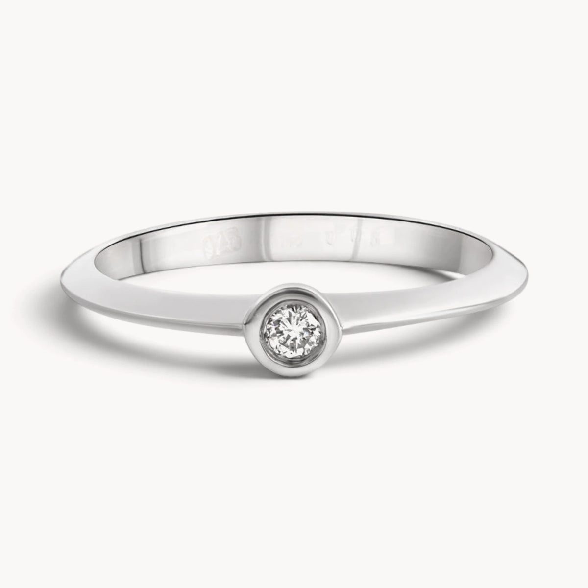 Silber mit Brillant