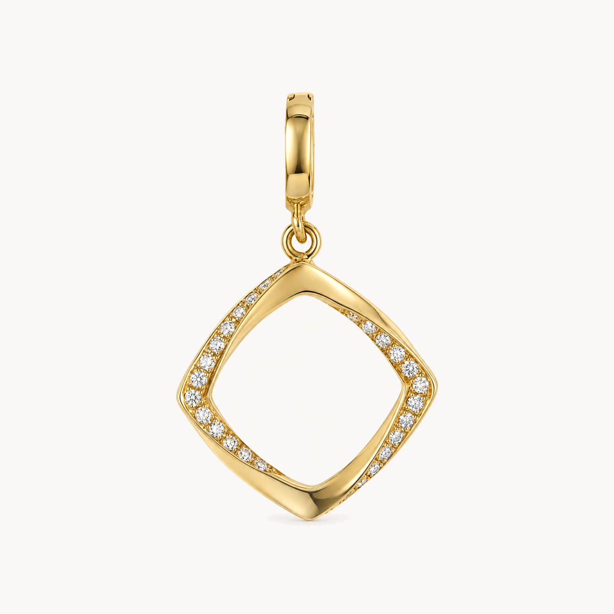 Einhänger in 585er Gelbgold mit Diamant