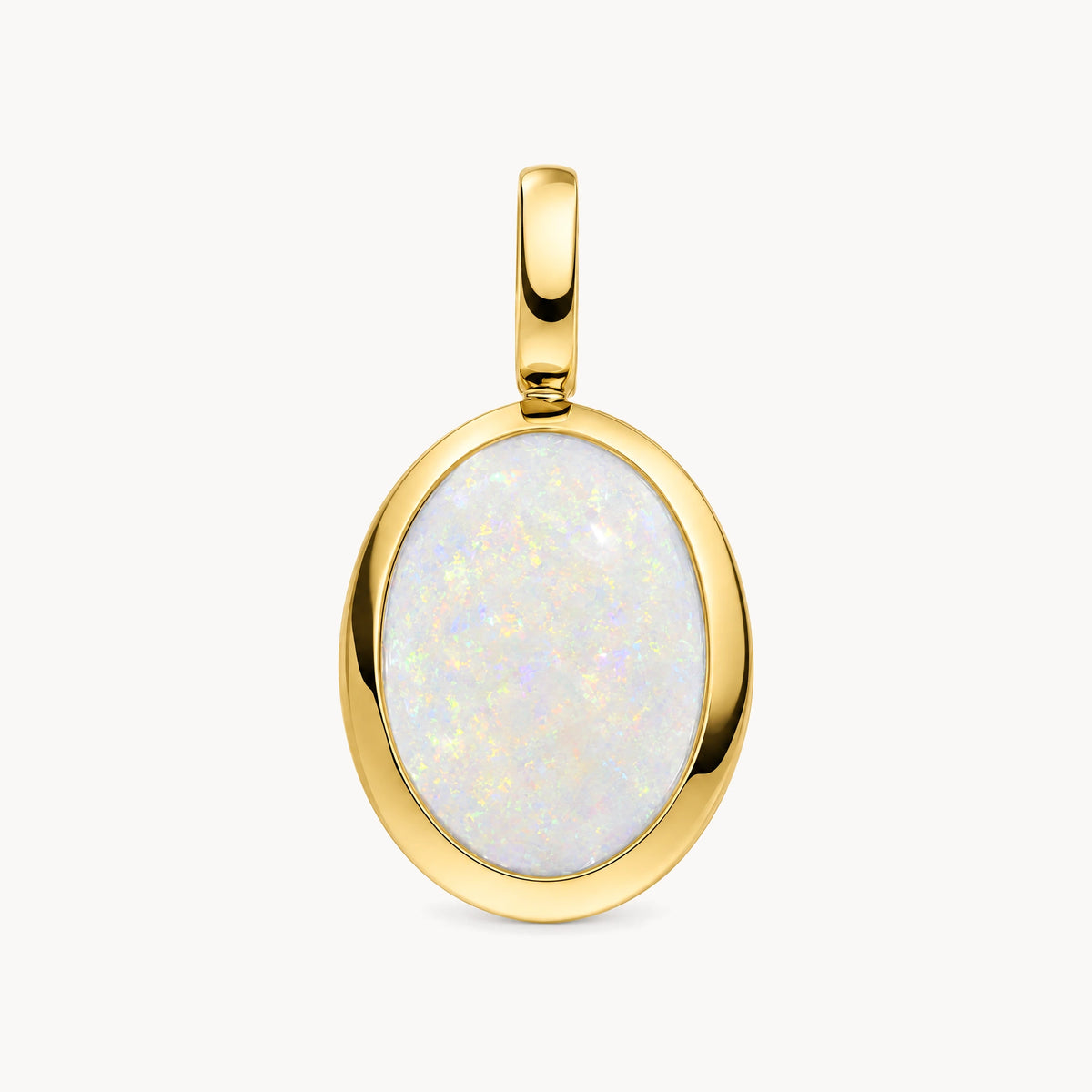 Anhänger in 585er Gelbgold mit Opal