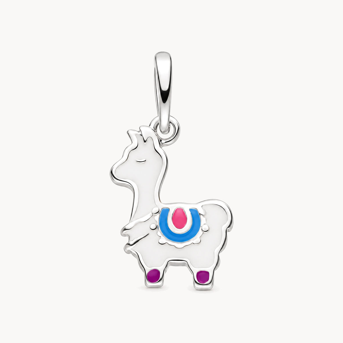 Glücksanhänger „Lama“ in 925er Silber
