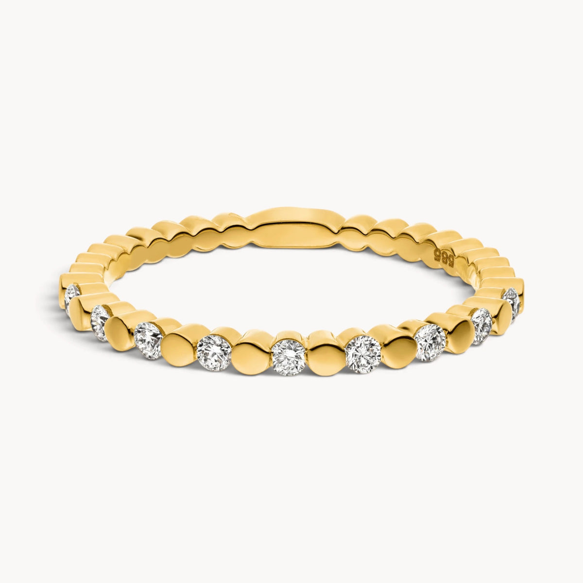 Ring in 585er Gold mit Diamant