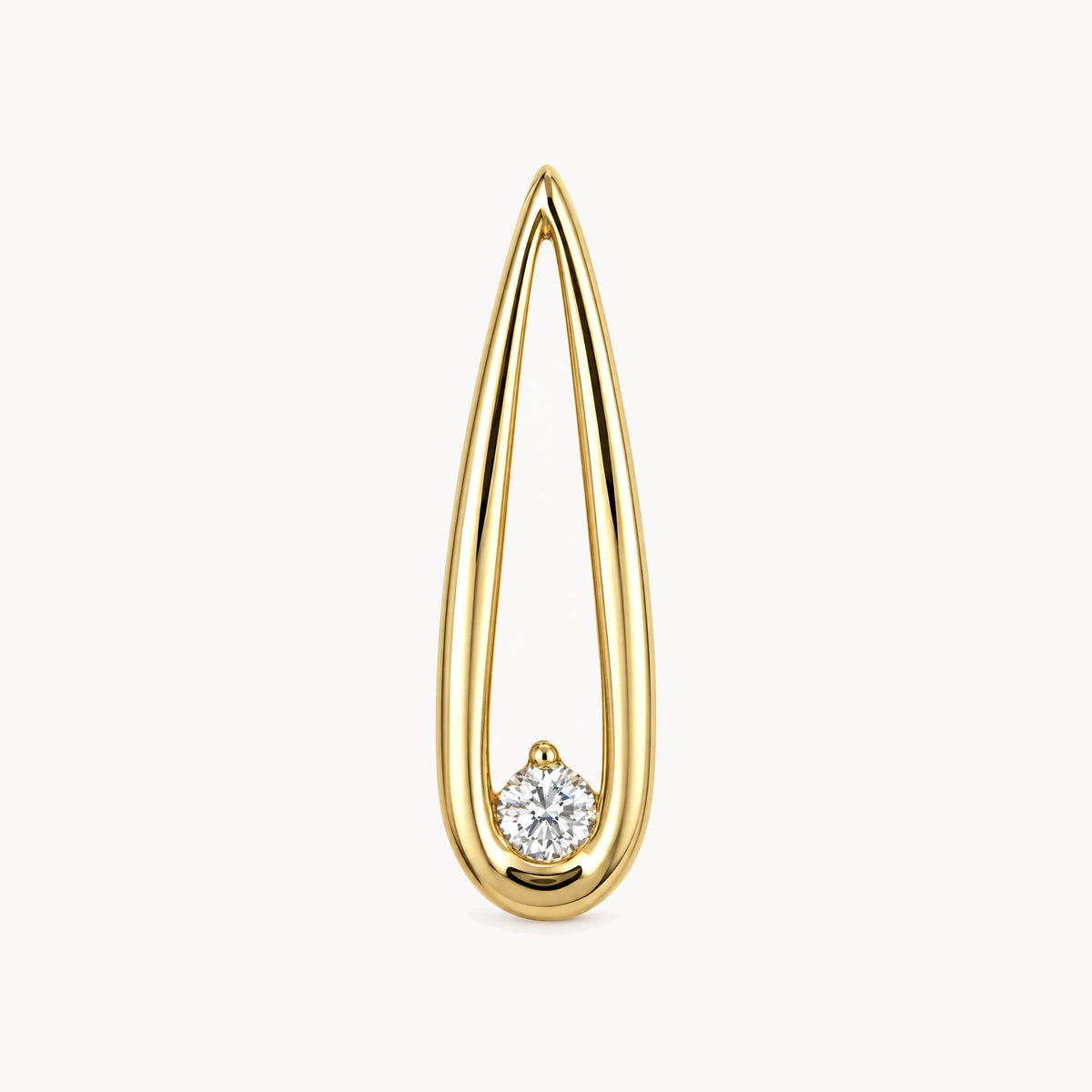 Anhänger in 585er Gelbgold mit Diamant