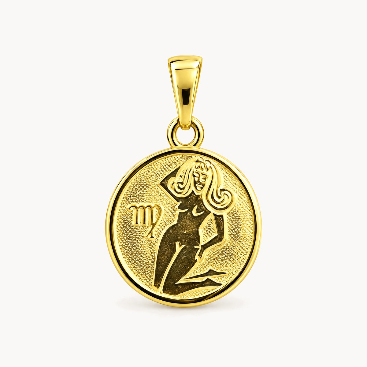 Sternzeichenanhänger in 333er Gelbgold – Sternzeichen Jungfrau