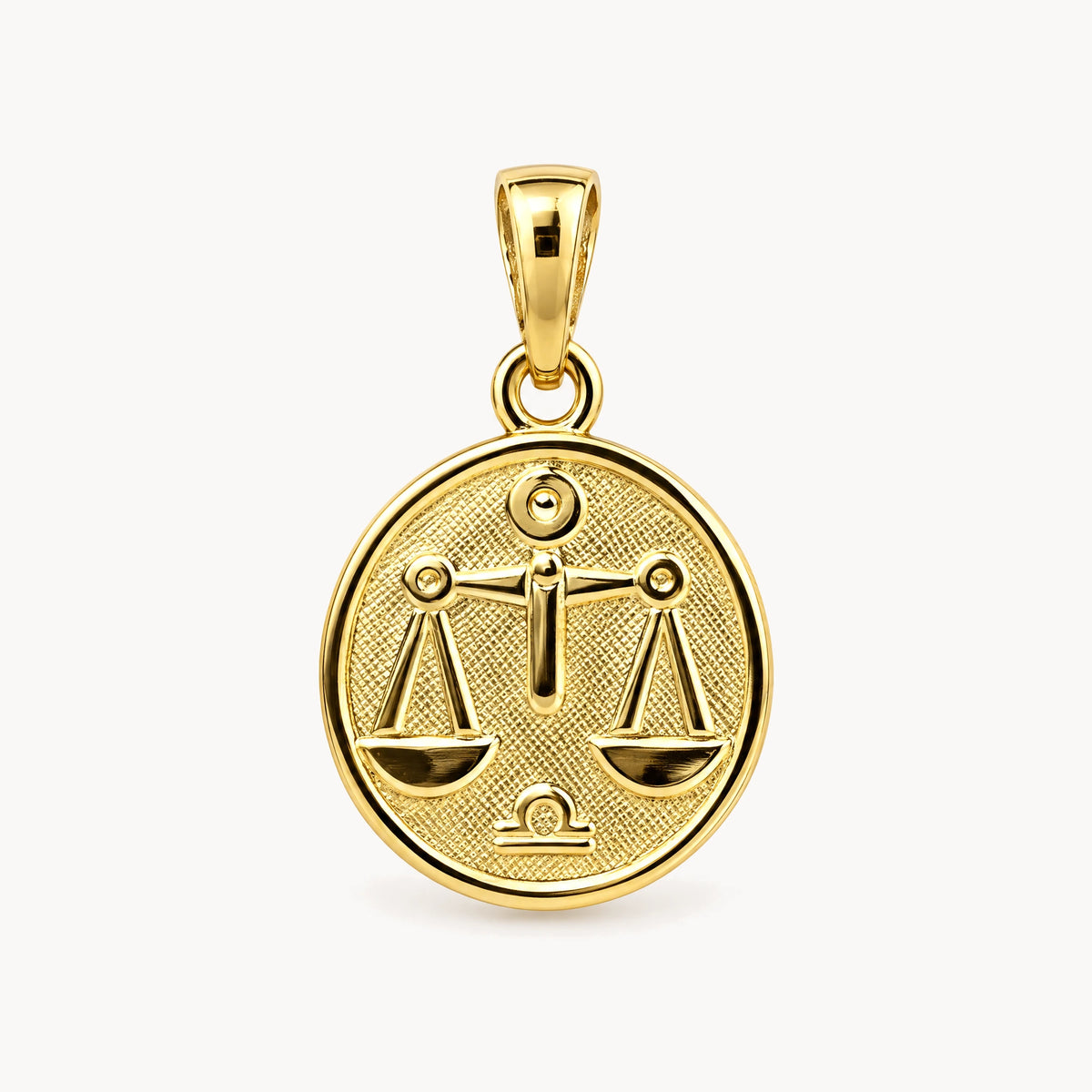 Sternzeichenanhänger in 333er Gelbgold – Sternzeichen Waage