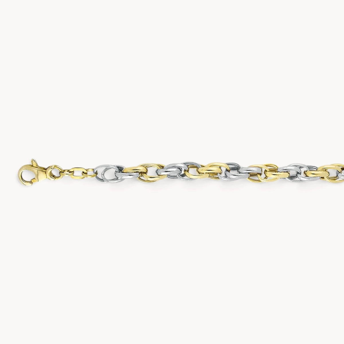 Armband & Kette in 585er Gelbgold & 333er Gelb-/Weißgold