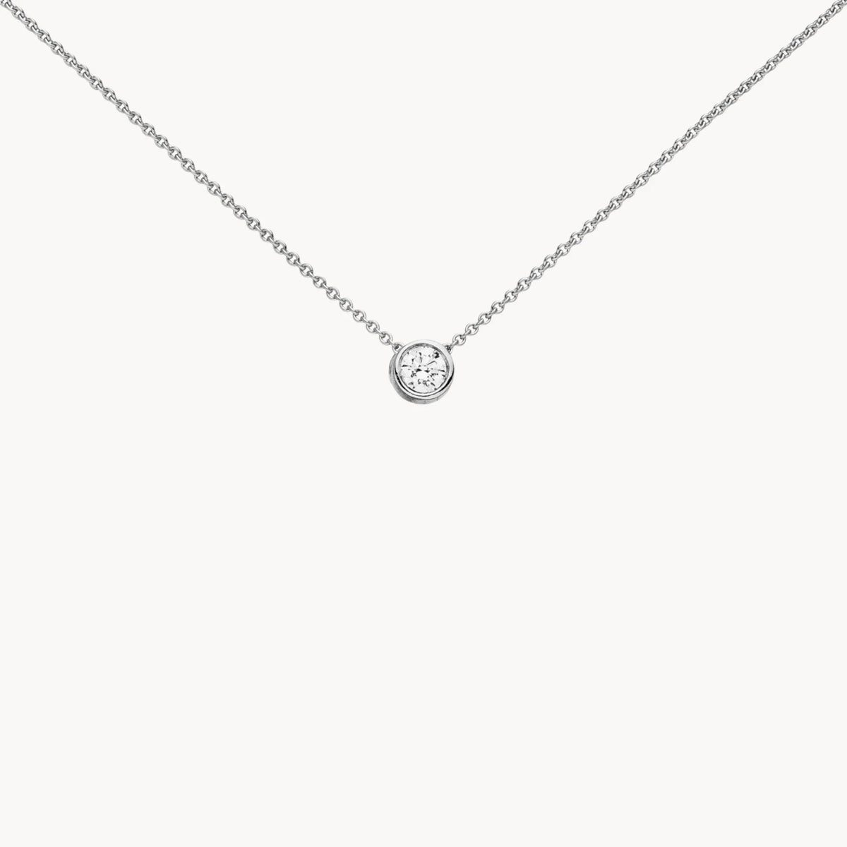 Collier in 585er Gold mit Diamant
