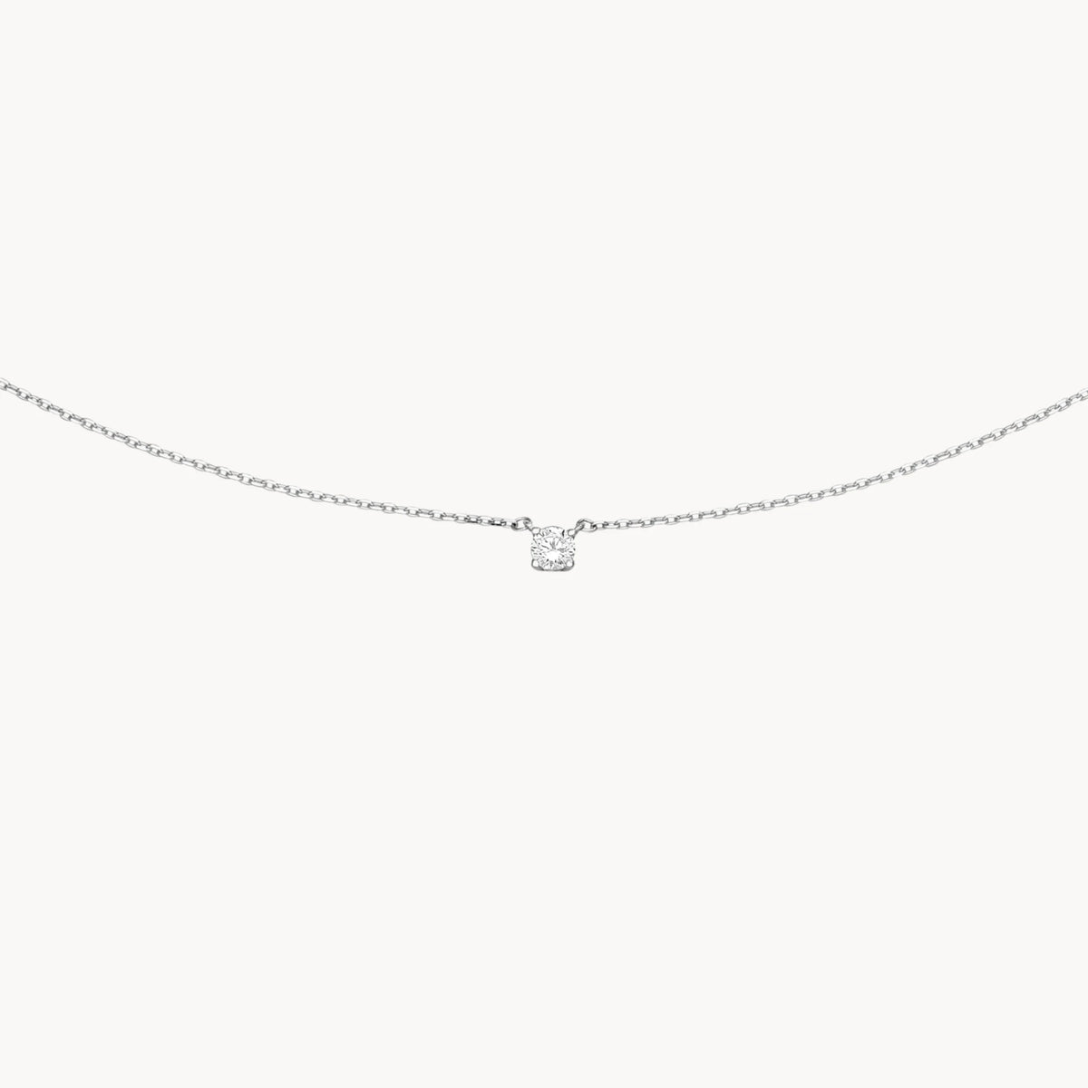 Collier in 333er Gold mit Zirkonia