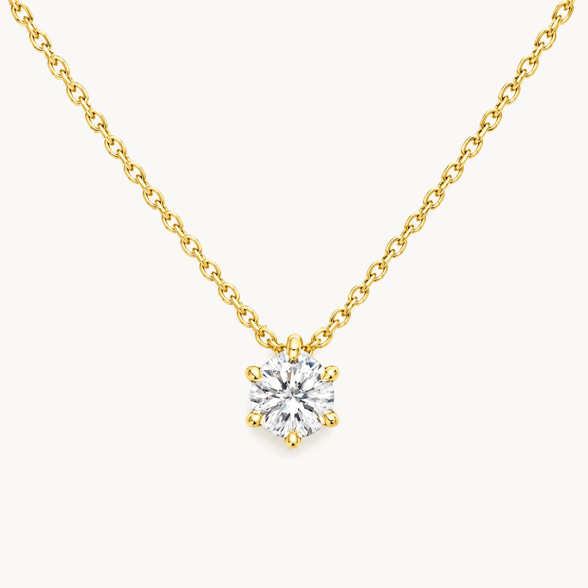 Collier in 333er Gelbgold mit Zirkonia