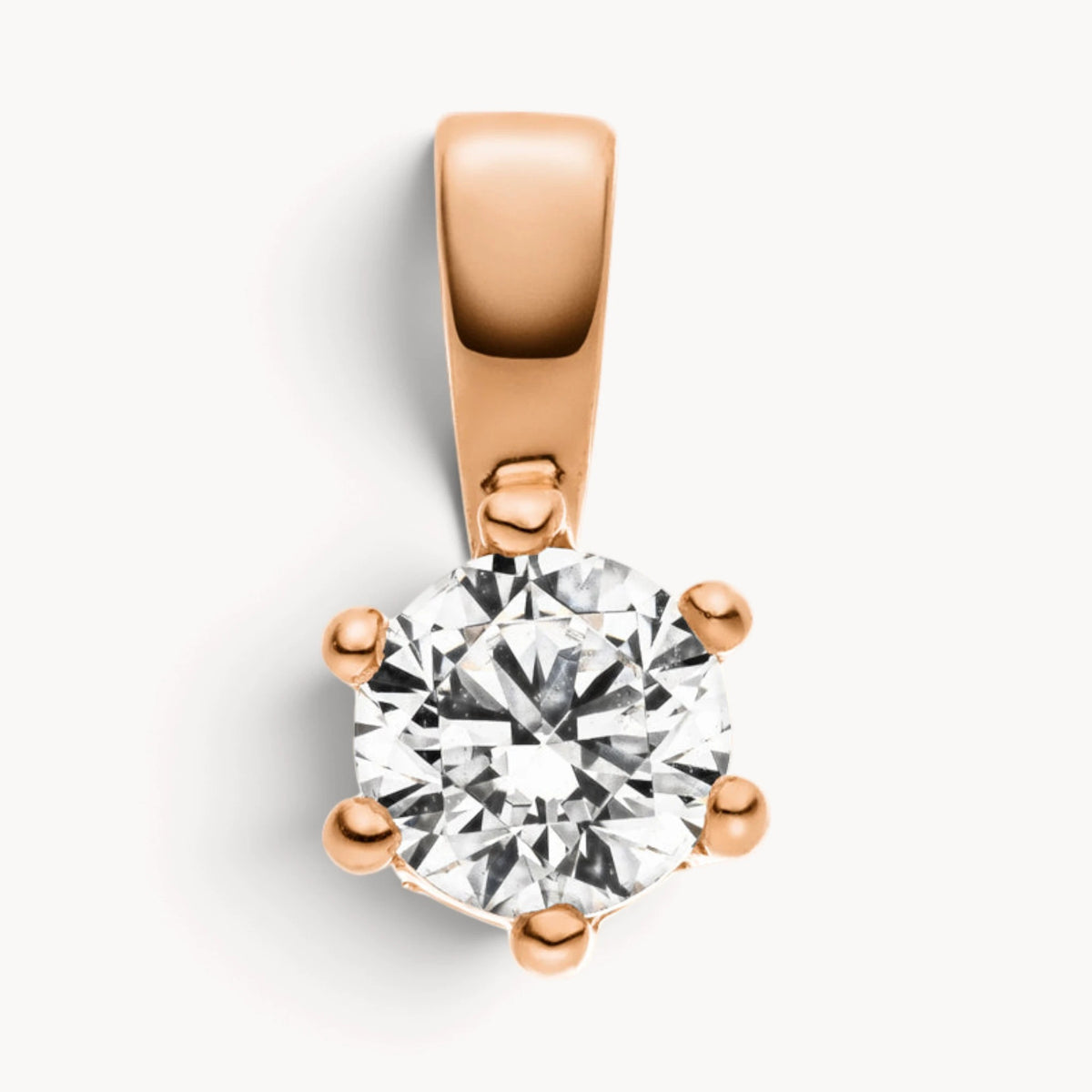 Anhänger in Gold mit Zirkonia