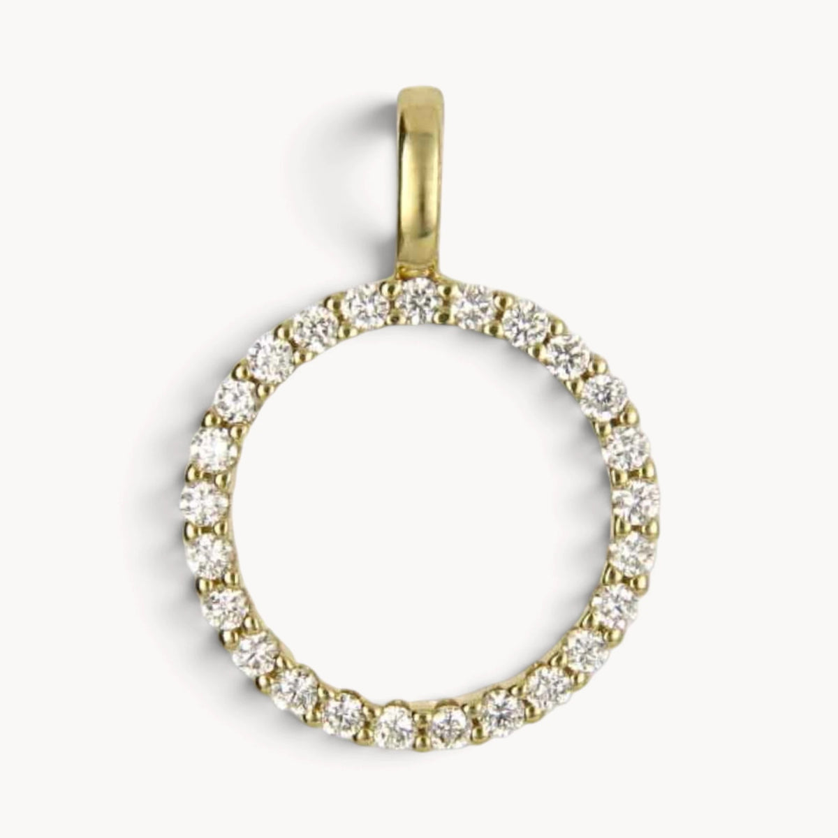 Anhänger in 585er Gold mit Diamant
