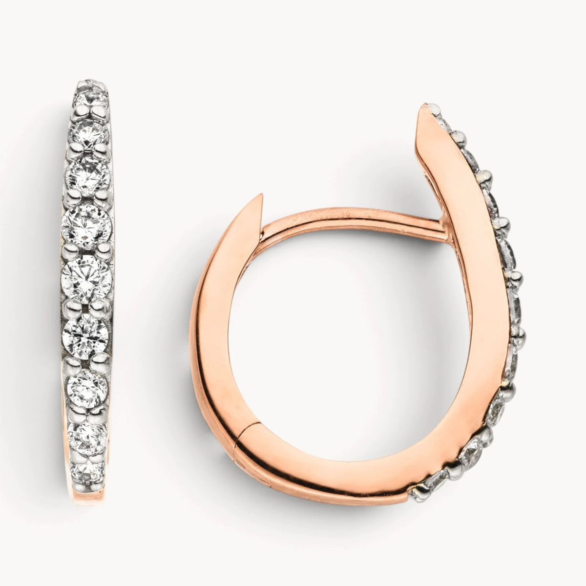 Creole in Gold mit Zirkonia