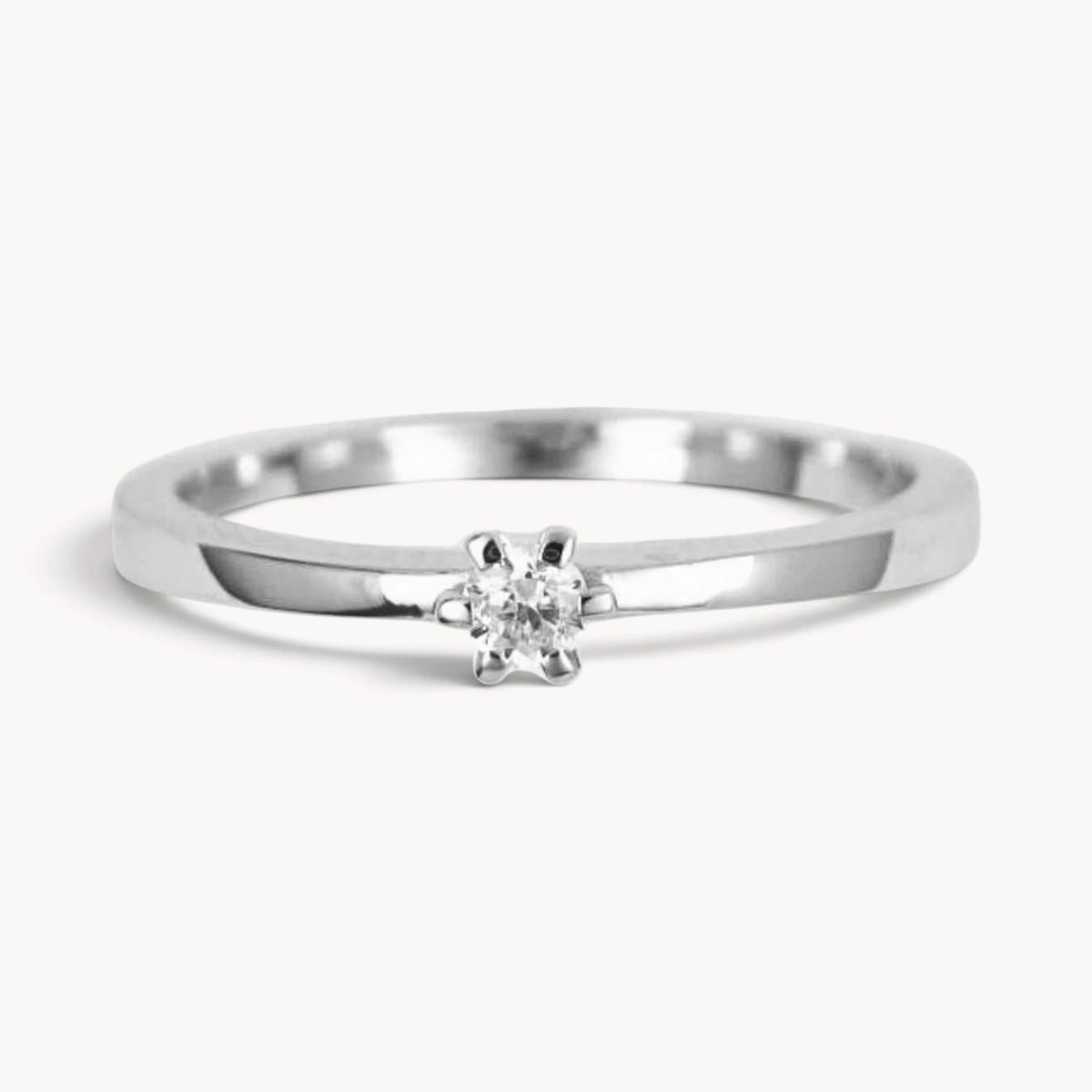 Silber mit Brillant