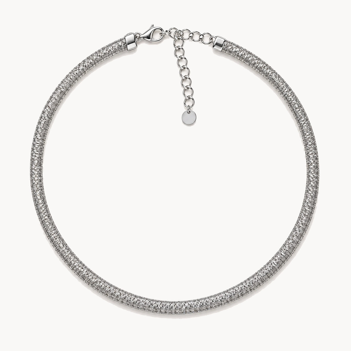 Collier in 925er Silber rhodiniert