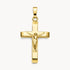 Korpuskreuzanhänger in 585 Gelbgold