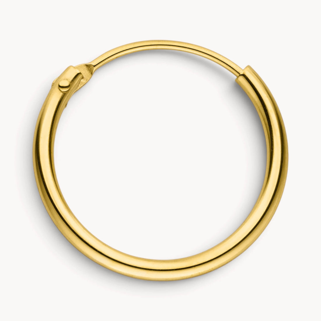 Runddrahtcreole in 333er Gelbgold