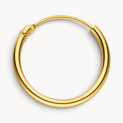 Runddrahtcreole in 333er Gelbgold