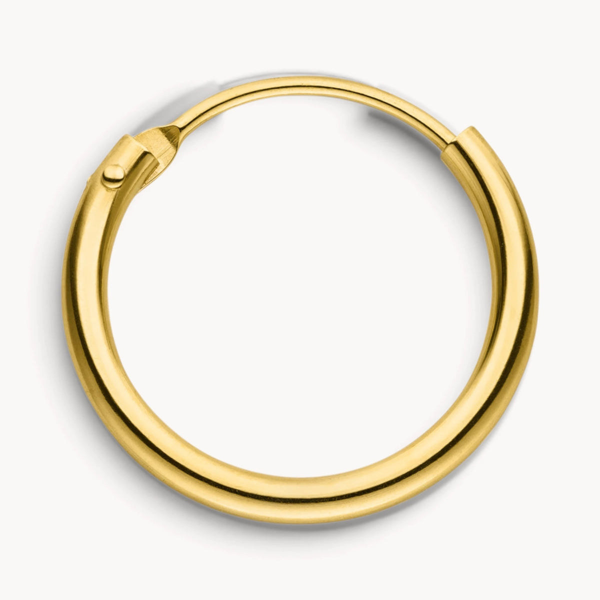 Runddrahtcreole in 333er Gelbgold