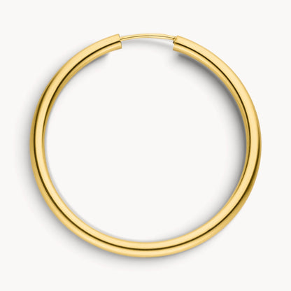 Runddrahtcreole in 333er Gelbgold