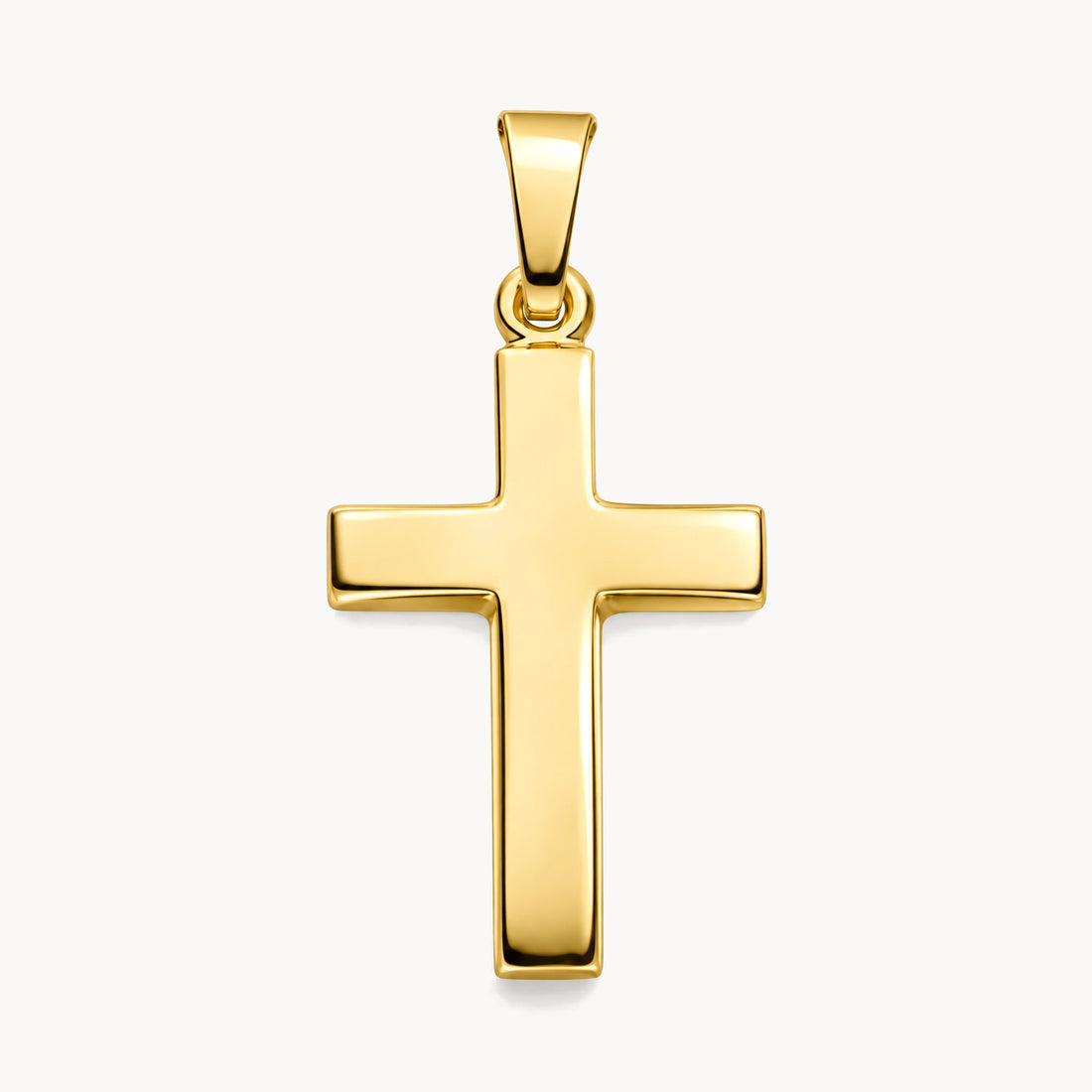 Kreuzanhänger in 333 Gelbgold, 18 x 12 mm