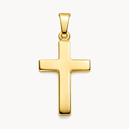 Kreuzanhänger in 333 Gelbgold, 18 x 12 mm