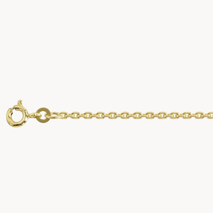 Collierkette Anker diamantiert, 2 mm