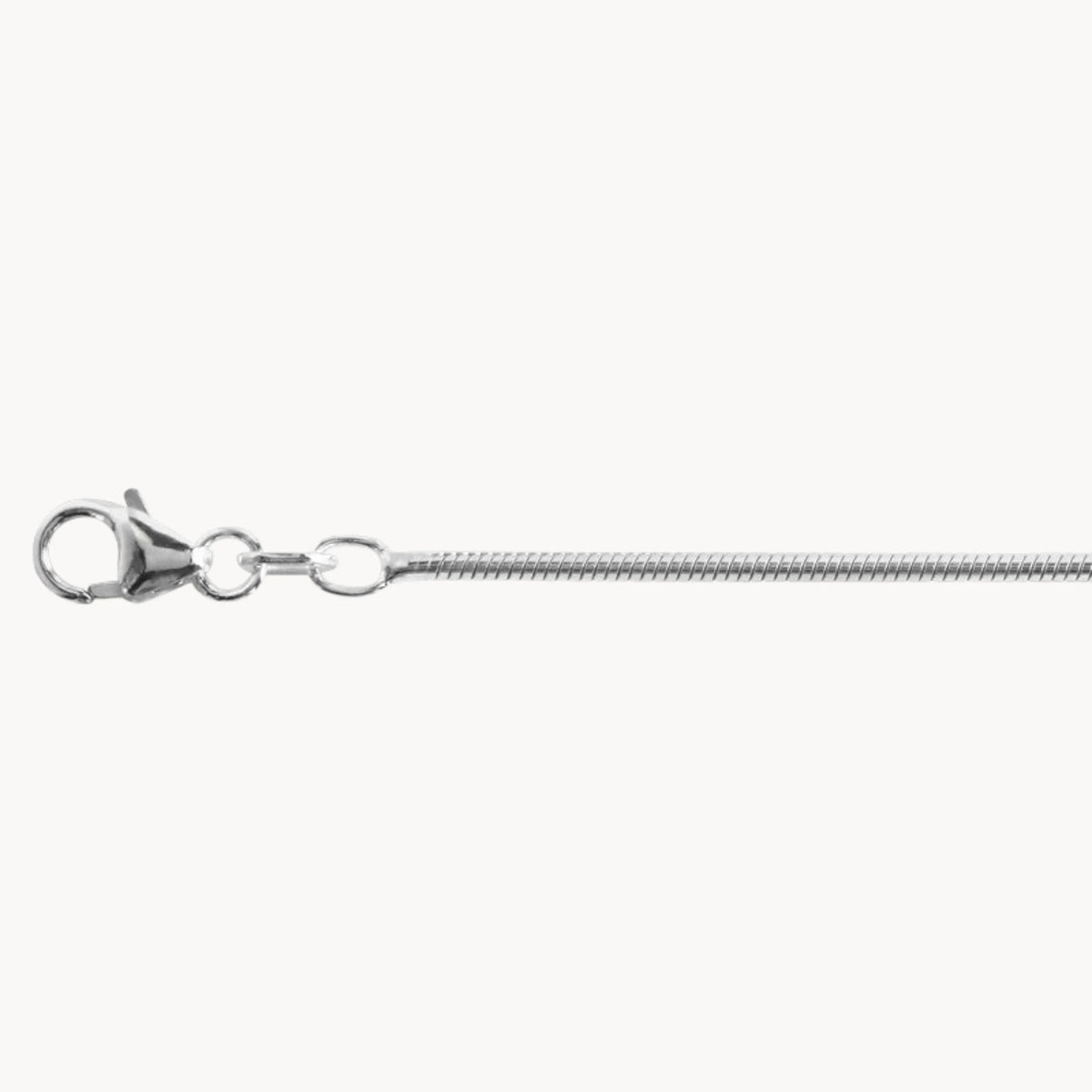 Collierkette Schlange rund, 1,4 mm