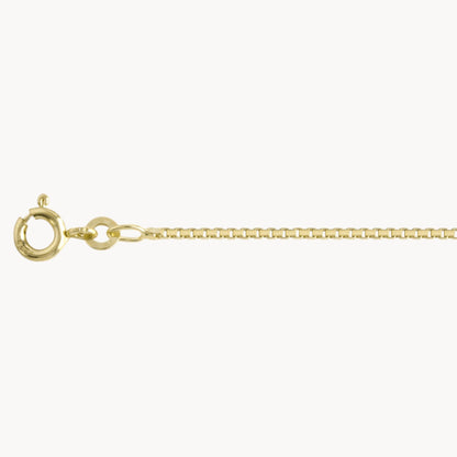 Collierkette Venezia diamantiert, 1,2 mm
