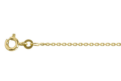 Collierkette Anker diamantiert, 1,1 mm