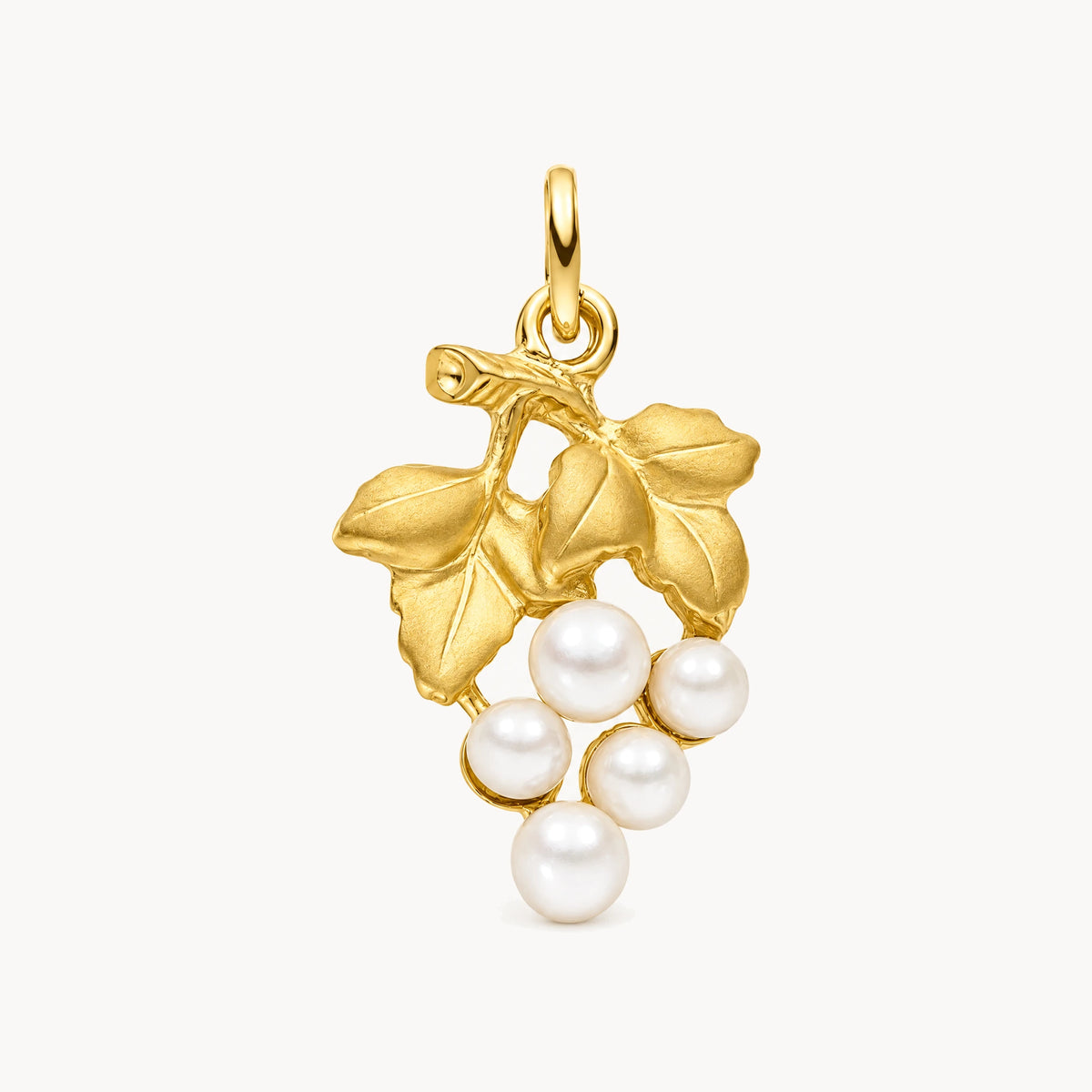 Anhänger in 333er Gelbgold mit Zuchtperle
