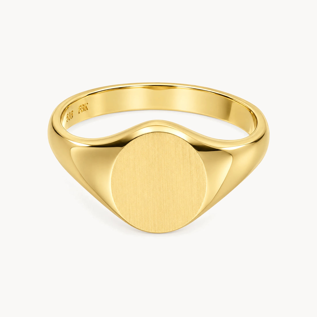 Herrenring in 585er Gelbgold