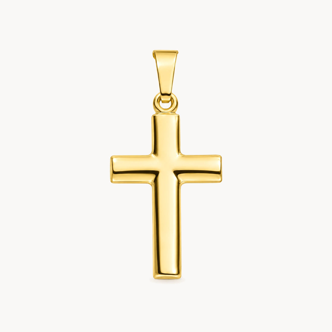 Kreuzanhänger in 333er Gelbgold