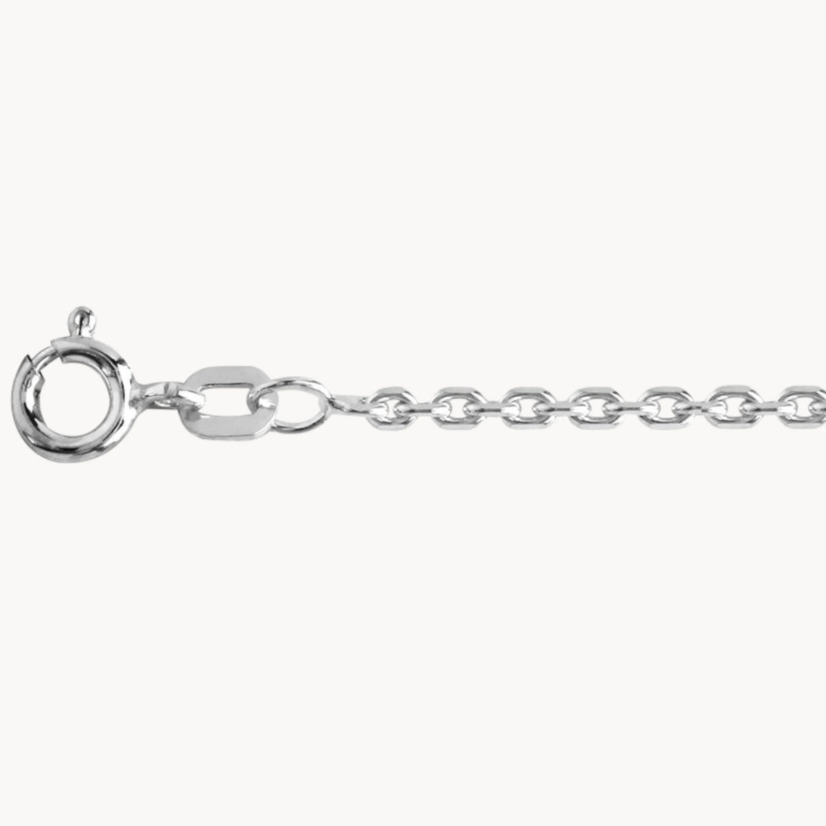 Collierkette Anker diamantiert, 2 mm