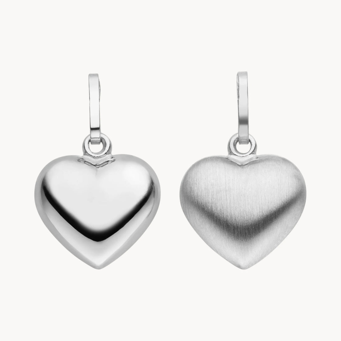 Herzanhänger in Gold &amp; Silber
