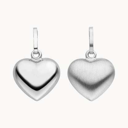 Herzanhänger in Gold &amp; Silber