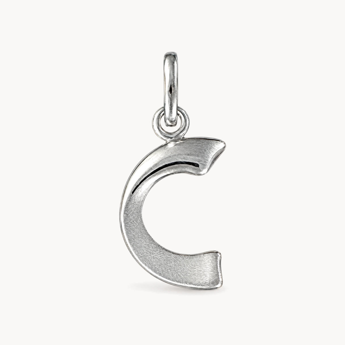 Buchstabenanhänger in 925er Silber – Buchstabe C