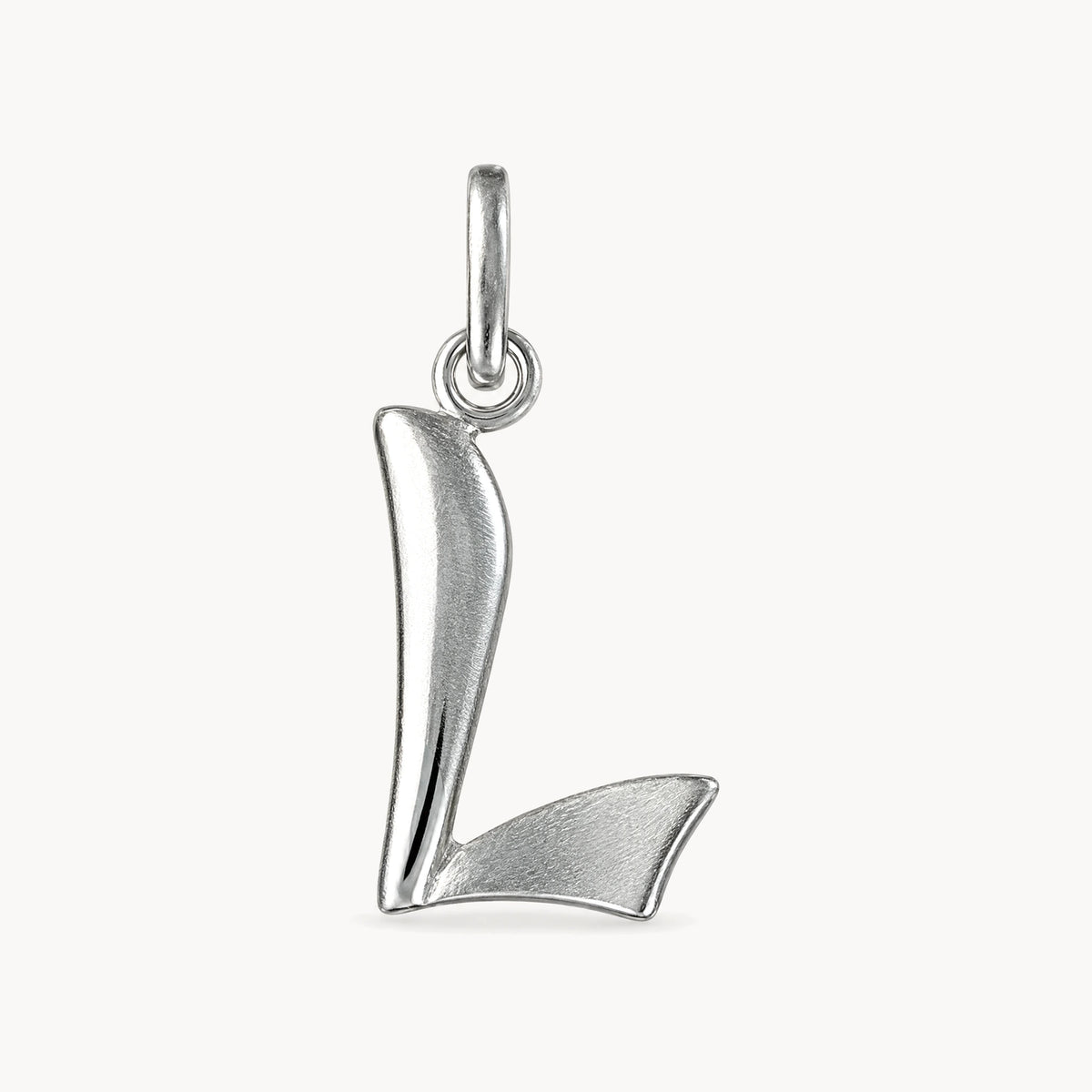 Buchstabenanhänger in 925er Silber – Buchstabe L