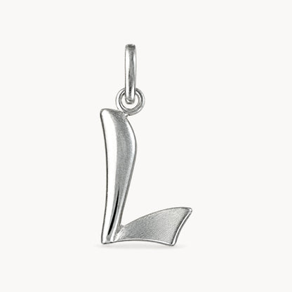 Buchstabenanhänger in 925er Silber – Buchstabe L